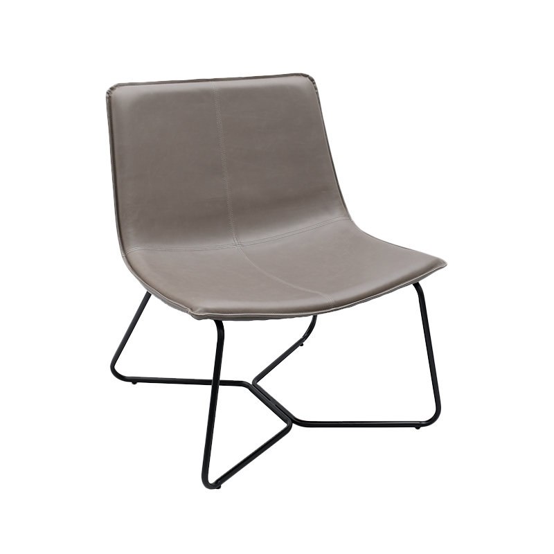 PU moderne gestoffeerde lounge stoel